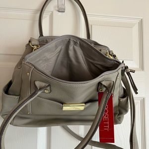 NWT Rosetti satchel shoulder bag with multiple pockets inside and 2 side pocket.